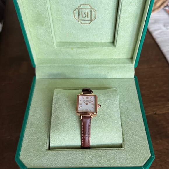 Lola Rose Mother-of-Pearl Leather Strap Watch — NEW in Box - Picture 2 of 7